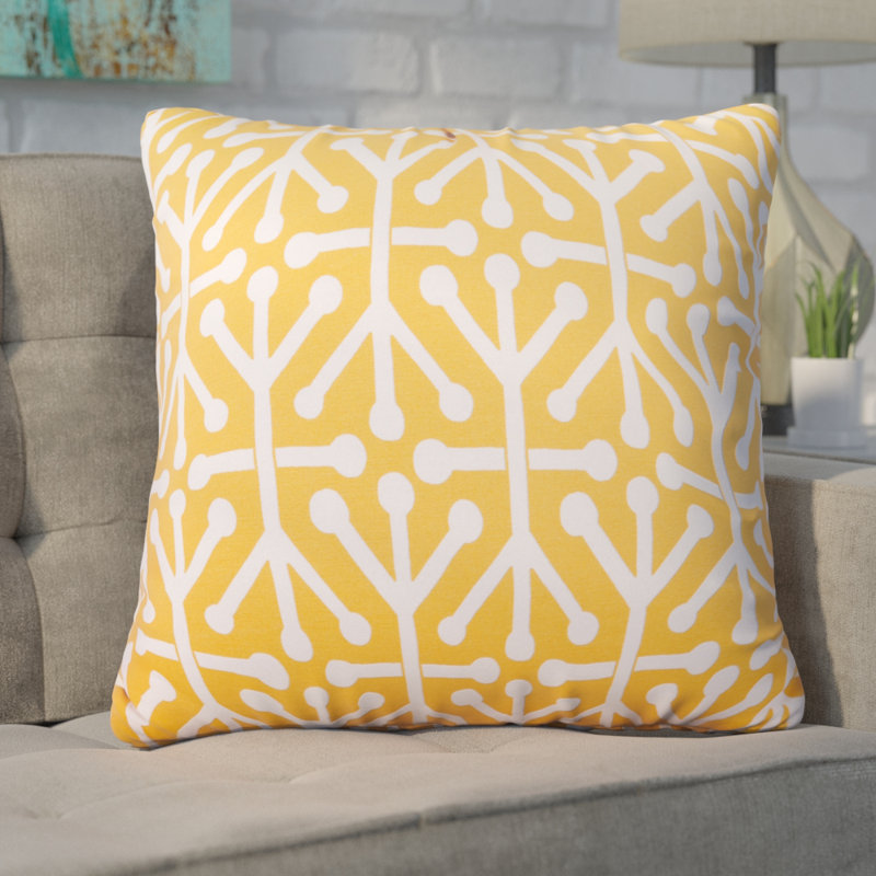 Housse et insert de coussin d'extérieur Aruba, 24 po x 24 po, Gris, Carré