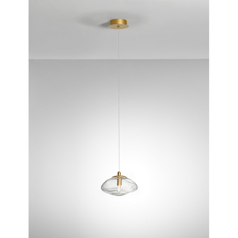 1 - Light Gold Unique/Statement Pendant