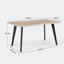 Bulhary Rectangular Dining Table with Iron Base-1161808118-1161808119