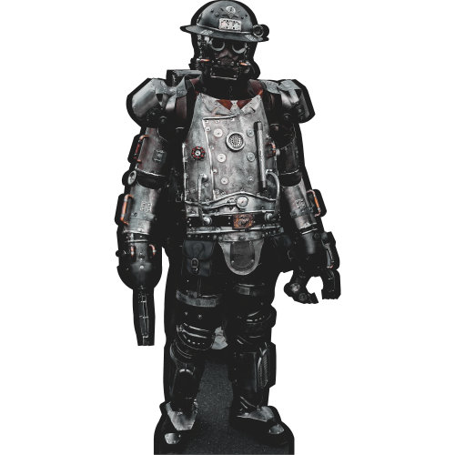 Robot debout en carton découpé SP13473 Steampunk