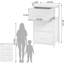 40cm W 3 - Drawer Chest of Drawers-889908605