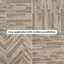 Prabhu Wood Look Vinyl Flooring Natural Oak - 91.44cm x 15.24cm x 2mm -519523090