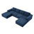 110*72" Modular U Shaped Sectional Sofa