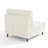 Upholstered Beige Corduroy Armless Chair with Pillow Back,  Module Part For Sectional Sofa-1974785611