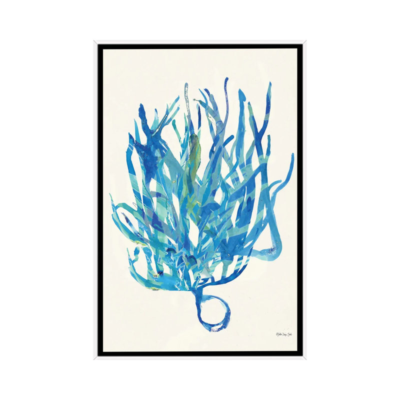 Coral Medley II by Stellar Design Studio - Painting on Canvas, White Floater Frame, 101.6 cm H x 66.04 cm W