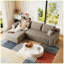 Canapé modulaire 95 po Camel Cloud-129691210