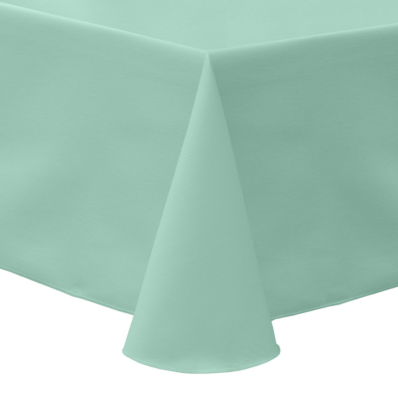 Cotton Twill Rectangular Tablecloth, 132" L x 108" W, Seamist, 5