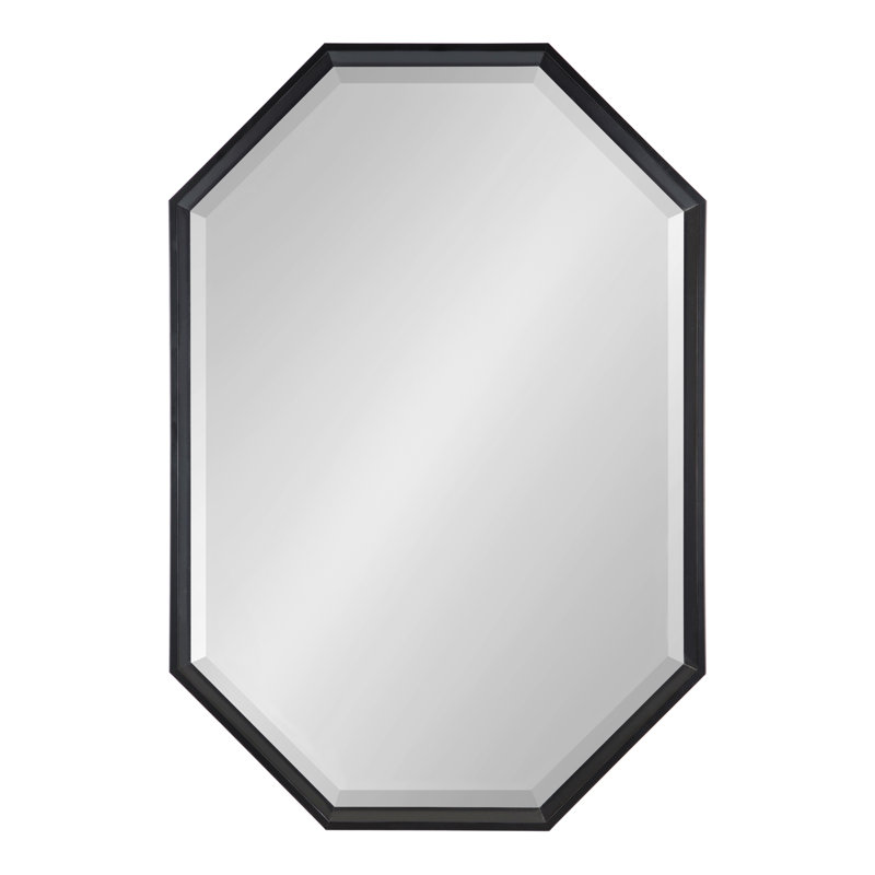 Flat Mirror, Black, 37.5" x 25.5"