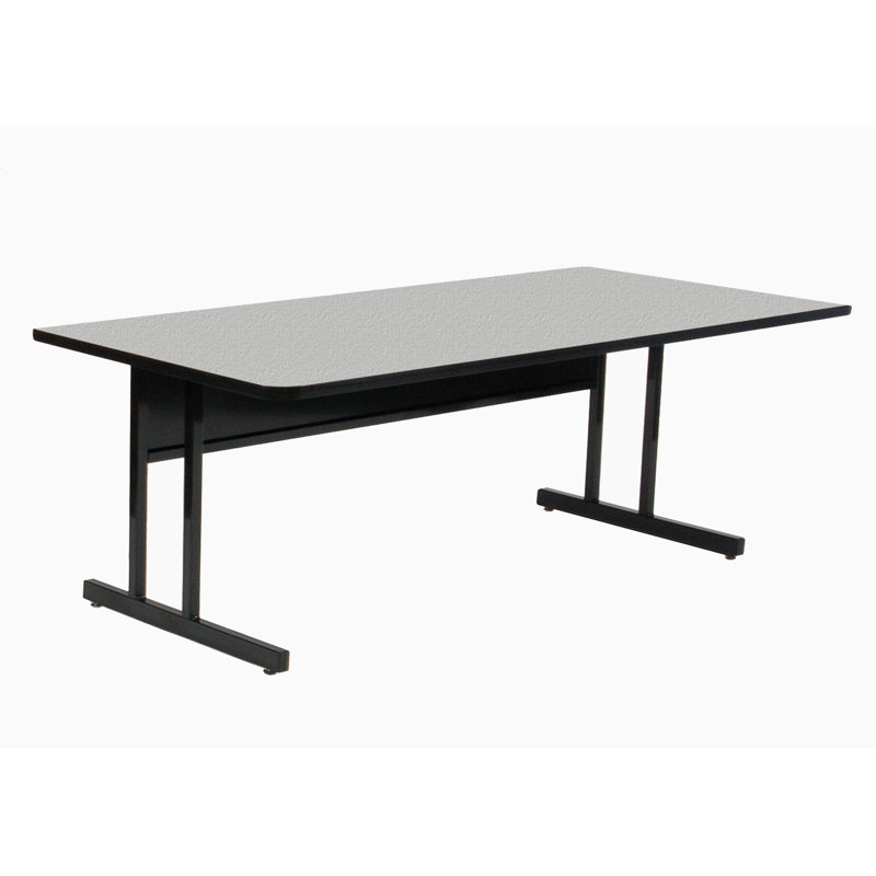 Rectangle Training Table with Modesty Panel, 29" H x 48" W x 24" D