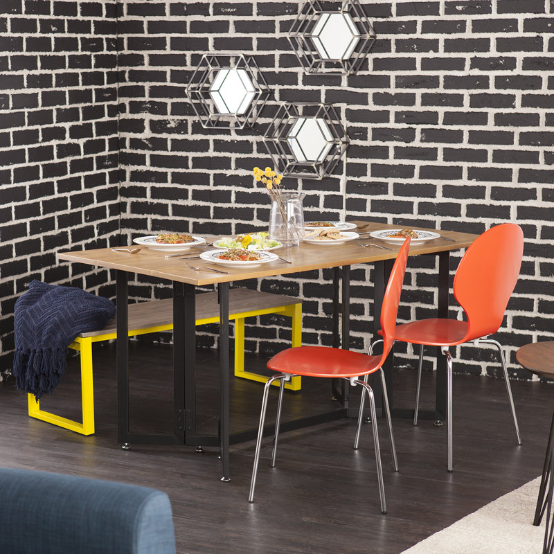 Adams Extendable Dining Table, White