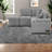 Modern Gray Sleeper Sofas With Storage Ottoman For Small Spaces