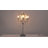 5-light Farmhouse Tranditional Crystal Table Lamp Black Craft Candelabra Lighting Fixture
