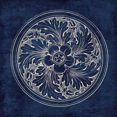 Rosette II indigo