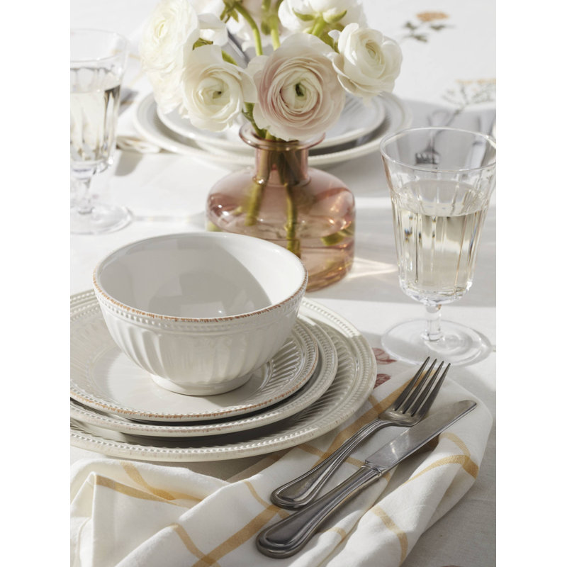 French Perle Groove All-Purpose Bowls, Set Of 4