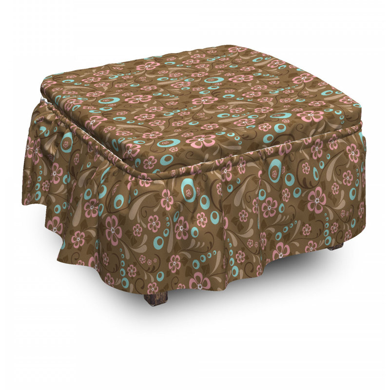 Box Cushion Ottoman Slipcover