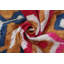 Coussin en velours géométrique fait à la main - coussin rose et doré 20 po x 20 po