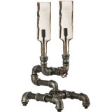Brittanie Metal Torchiere Lamp