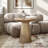 Astromeritis Round Solid Wood Base End Table-1021493189-1035098238