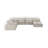 Hunie Upholstered U-Shaped Sectional Reversible-87149766