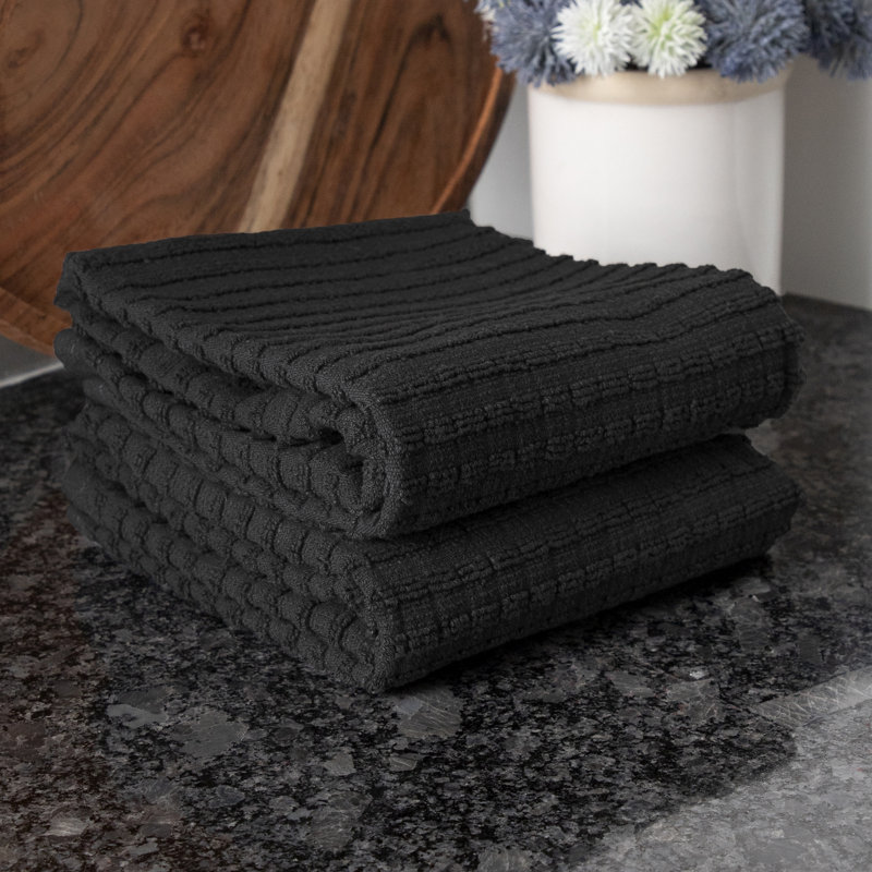 Serviette de cuisine RITZ, Noir