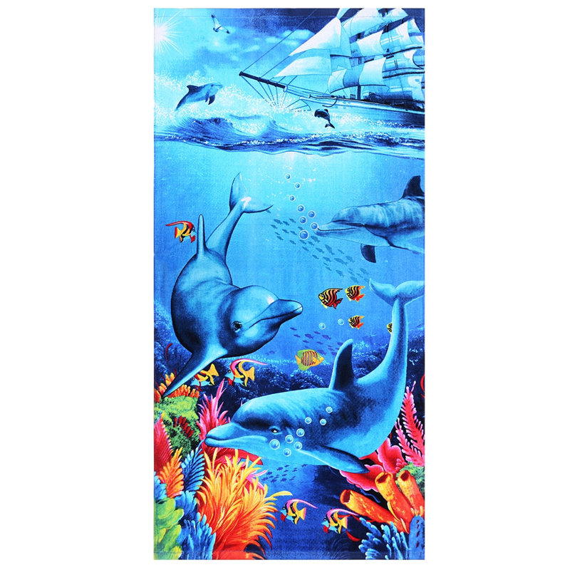 Serviette de plage 100 % coton