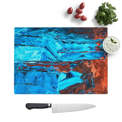 Tempered Glass Art Painting Vol.341 Chopping Board