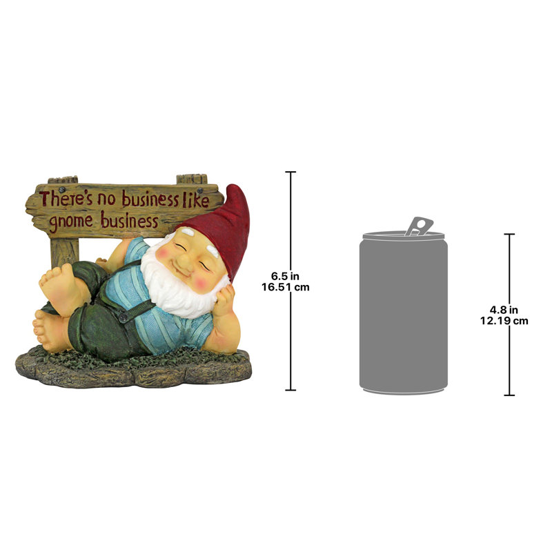 Gnome Gnomes Weather Resistant UV Resistant Polyresin Garden Statue