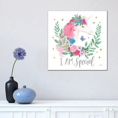 Magical Friends III Butterfly by Jenaya Jackson - Wrapped Canvas Gallery-Wrapped Canvas Giclée