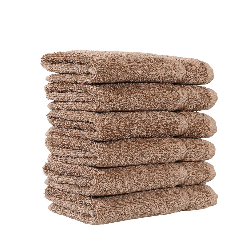 Denzi Turkish Cotton Washcloth, Latte