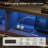 Modern Upholstered Queen Bed, LED Headboard with Charging Station, Quiet Support & Quick Assembly-1504976546-1504976550
