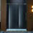 WOODBRIDGE Frameless Single Sliding Shower Door, 56-60" Width x 80"Height with 3/8"(10mm) Clear Tempered Glass-115676916