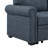 86'' Upholstered Reclining Sleeper Sofa-597257576