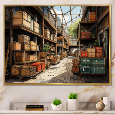 «Warehouse Hidden Treasures II», reproduction sur toile