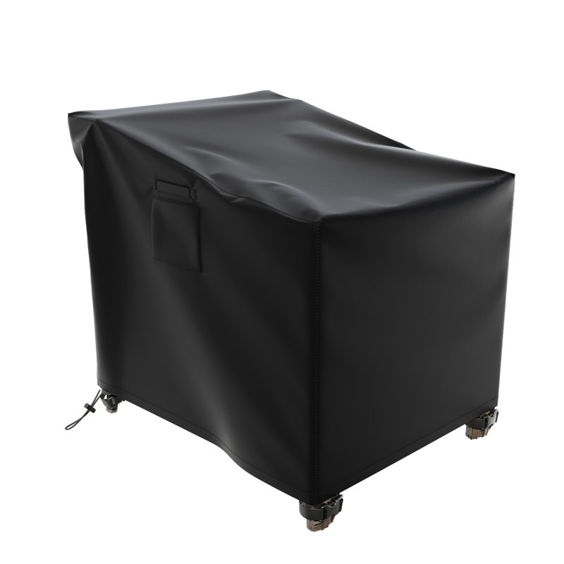 Weatherproof Patio Chair Cover with Breathable, Durable Water-Resistant Protection, Adjustable Elastic Hem, Click-Close Straps and Air Holes