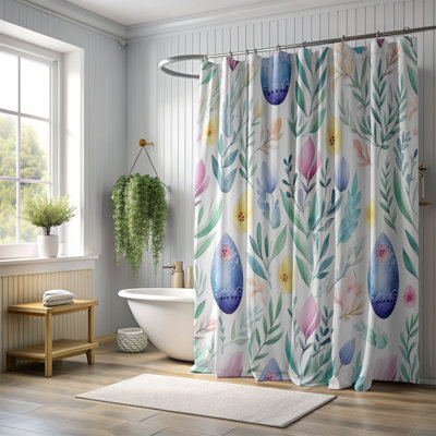 Rideau de douche standard 1 pièce Gentle Paint