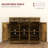 Solid Wood Countertop Sideboard with 3 Drawers, Doors, and Adjustable Shelf for Modern Kitchen Storage-125524434