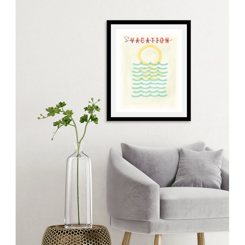 Vacation - Single Picture Frame Print, 70cm H x 50cm W