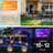 4PCS Solar Torch Lights Outdoor, 43 inch 96 LED, Waterproof Landscape Garden Pathway Light Halloween Decoration with Vivid Dancing Flickering Flames