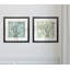 Silhouette & Pattern I - Ensemble de 2 reproductions de cadres photo sur papier-838233529