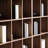 Solid wood black walnut bookcase