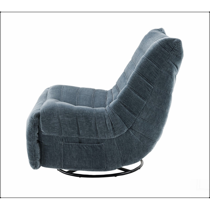 Fauteuil inclinable oscillant Talmon, Gris foncé