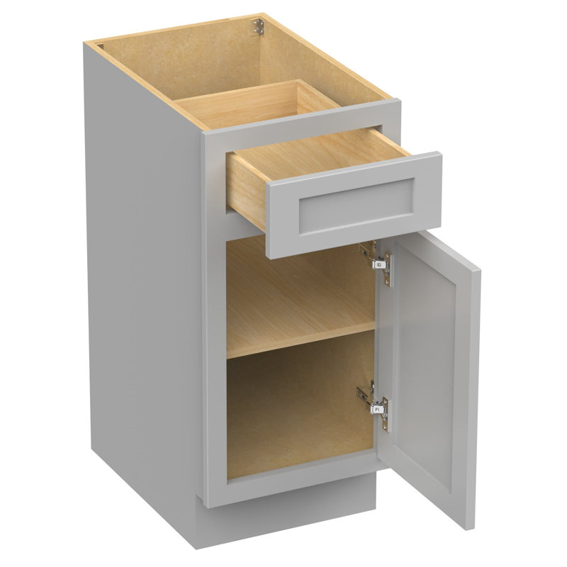 Base de meuble-lavabo simple Heyward, Gris, H 32,5 po x l 15 po x P 21 po