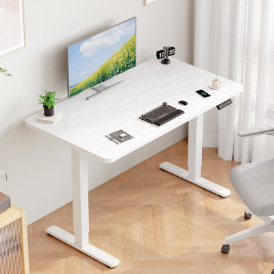 Electric Standing Desk Height Adjustable Desk Sit Stand Desk With Time Reminder Stand up Desk 3 Memory Setting Electric Desk
