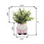 Plante d'eucalyptus artificiel 5 "en pot