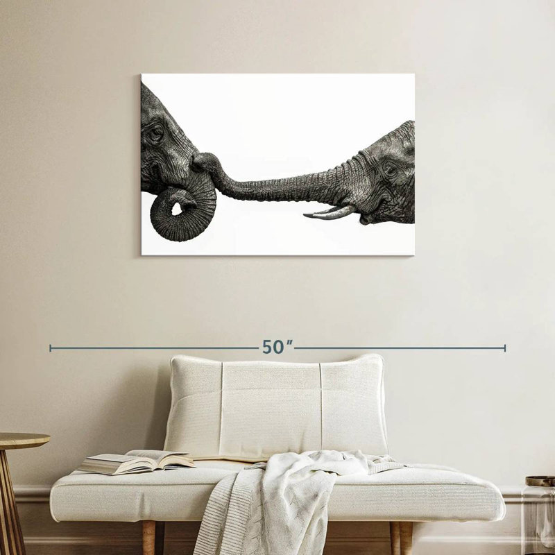 Brampt Elephant Hello, 24" H x 36" W