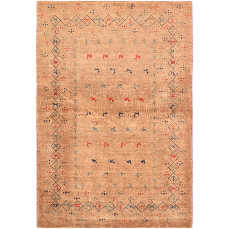 Pieternel Oriental Area Rug in Brown
