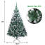 Arbre de Noël 7 pi en PVC avec 870 branches - Pin artificiel non éclairé pour la décoration des Fêtes