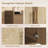 Rattan Buffet Cabinet With Charging Station, Drawer & Adjustable Shelf-392177171