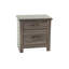Table de chevet, table de chevet 2 tiroirs en bois