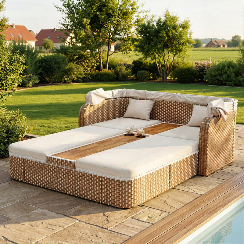 192cm Long Double Chaise